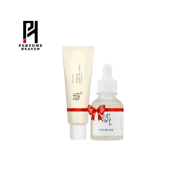 Daily Dose Of Glow [Beauty of Joseon Sunscreen Relief Sun (Rice +Probiotics) Spf 50+ PA++++ (50ml)+Beauty of Joseon Glow Deep Serum Rice + Alpha Arbutin (30ml)]