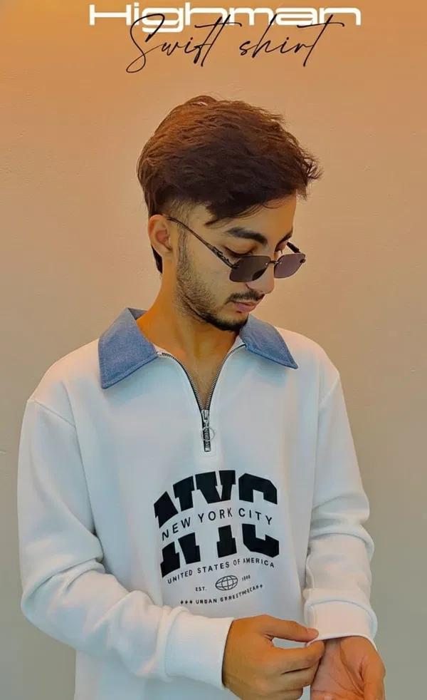 Premium Sweatshirt NYC (White)