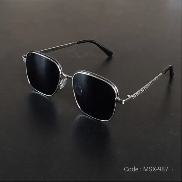 Silver Trendy Sunglass