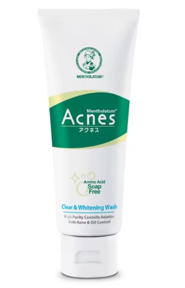 Mentholatum acnes clear and whitening wash (100g)