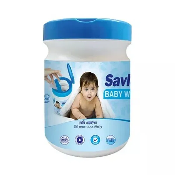 Savlon Baby Wipes Jar
