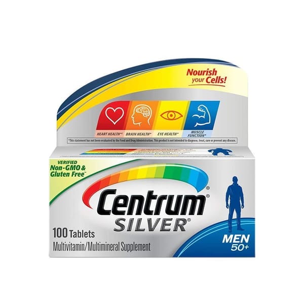 Centrum Silver Multivitamin for Men 50 Plus, Multivitamin/Multimineral Supplement