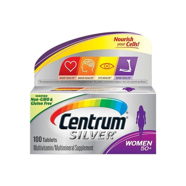 Centrum Silver Multivitamins for Women Over 50, Multimineral Supplement