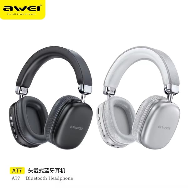 Awei AT7 Bluetooth wireless headphone stereo surround speaker with microphone headset