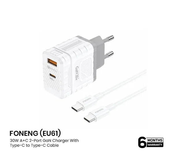 Foneng EU61 30W USB A+C Fast Charger