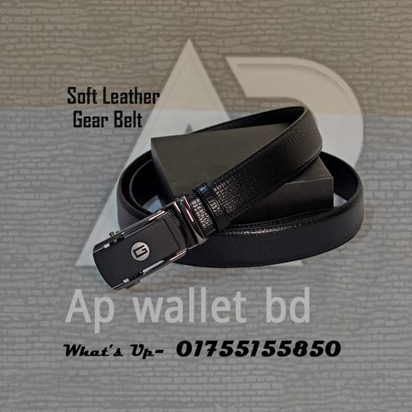 Gucci Premium Authentic Soft Leather Gear Belt With Box