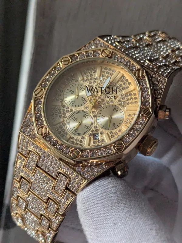 Ap Chronograph Stone Watch