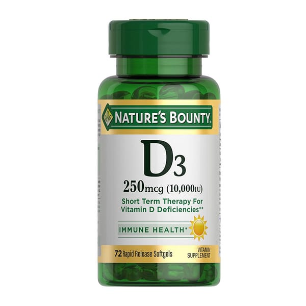 Nature’s Bounty D3 250mcg 10000 IU