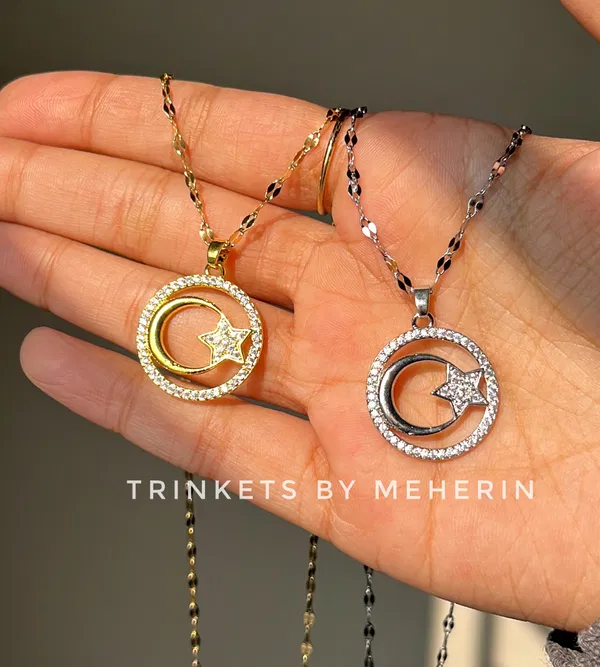 Star moon pendant (GOLDEN)