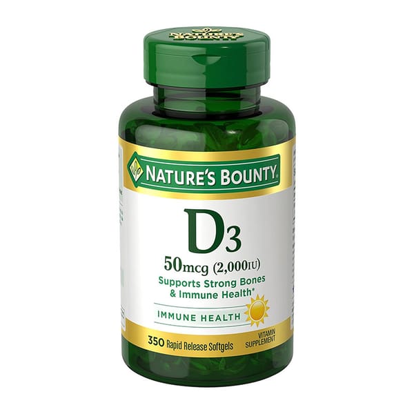Nature’s Bounty Vitamin D3 50mcg 2000 IU
