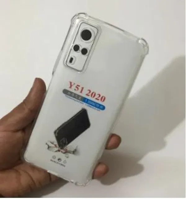 Vivo Y51 (2020)Transparent/Clear Soft silicone Phone Cover