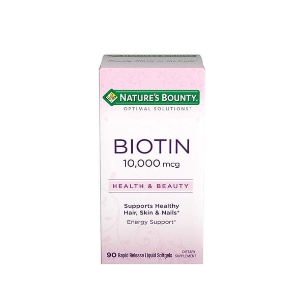Nature’s Bounty Biotin 10000 mcg, Hair Skin and Nails