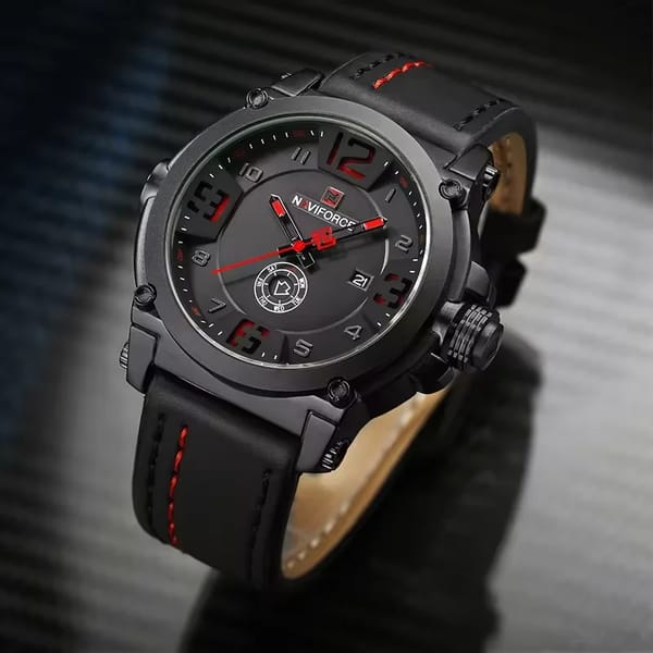 Naviforce 9099 L – Black Red