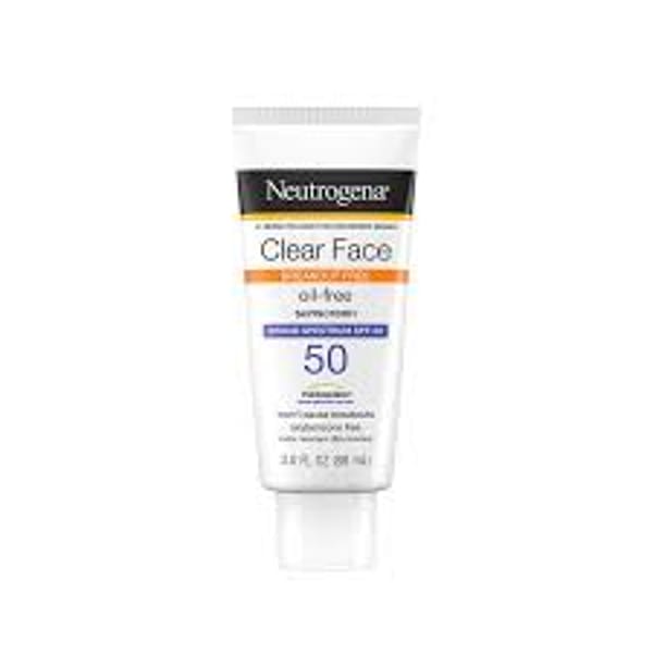 Neutrogena Clear Face Liquid Sunscreen Lotion SPF 50 – 88ml