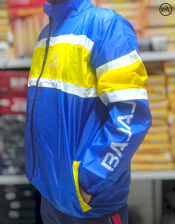 Premium Quality full  Bajaj Branding Windbreaker