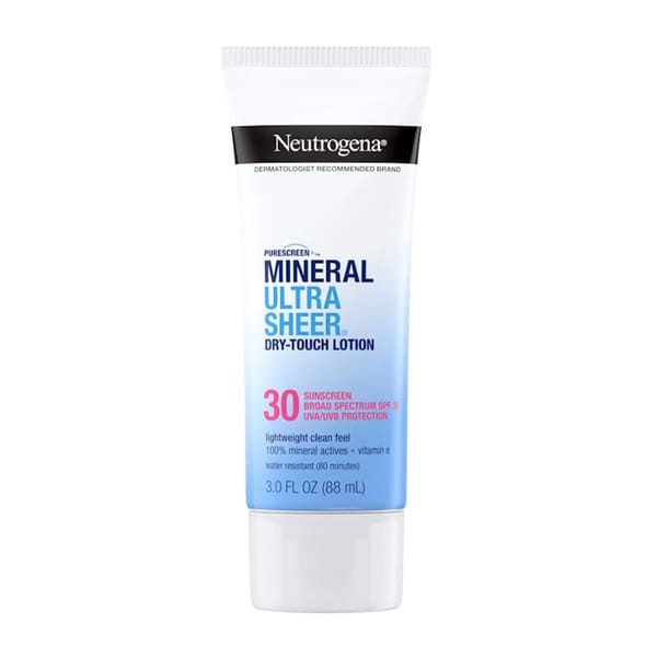 Neutrogena Mineral Ultra Sheer Dry-touch SPF 30 Sunscreen Lotion – 88ml