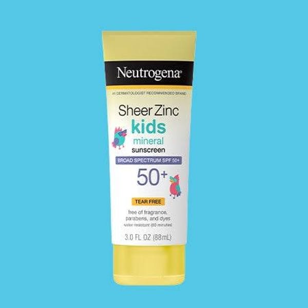 Neutrogena Sheer Zinc Kids Mineral Broad Spectrum SPF 50+ Sunscreen (88ml)