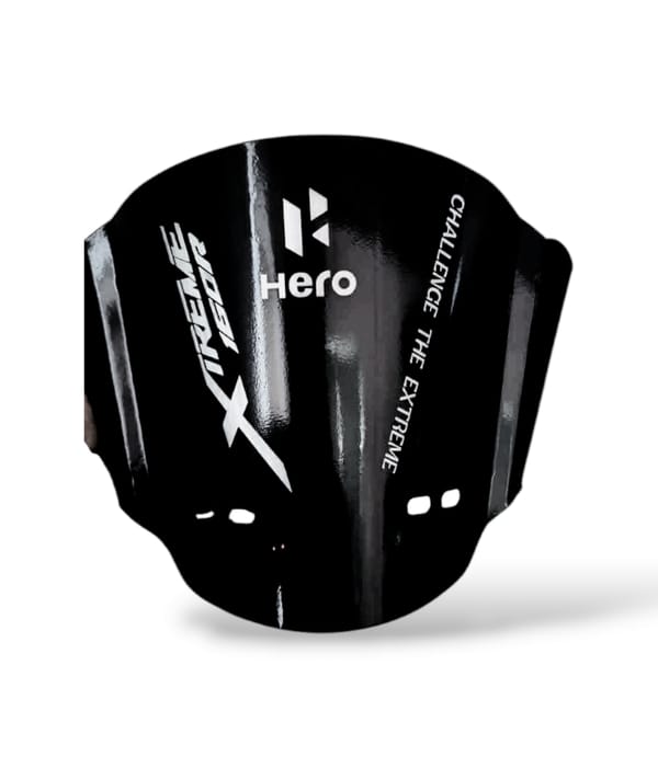 Premium Black Metalic Visor For Hero Xtream 160R