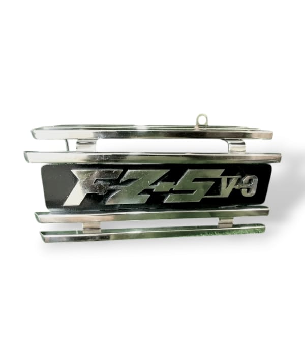 Premium Heavy 3D Logo SS Silencer Gourde For Yamaha Fzs V3 & V3 Deluxe