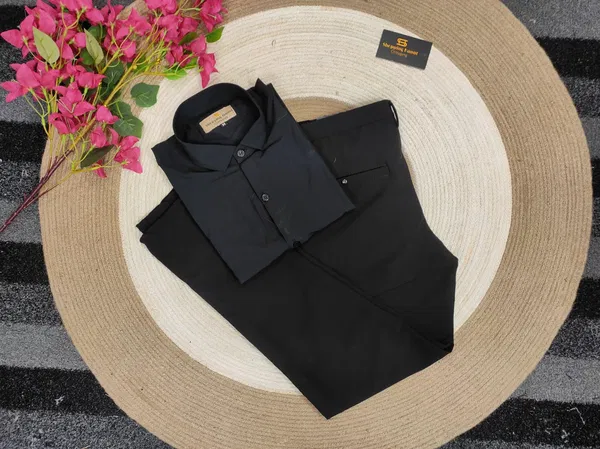 Formal Black pant with Black shirt