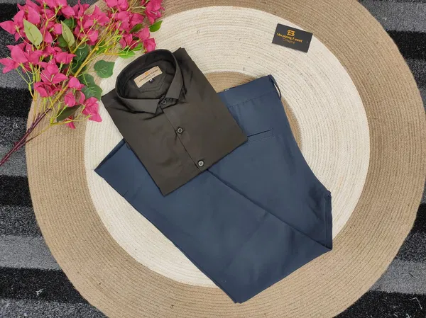 Forma Nevy pant with dark brown shirt