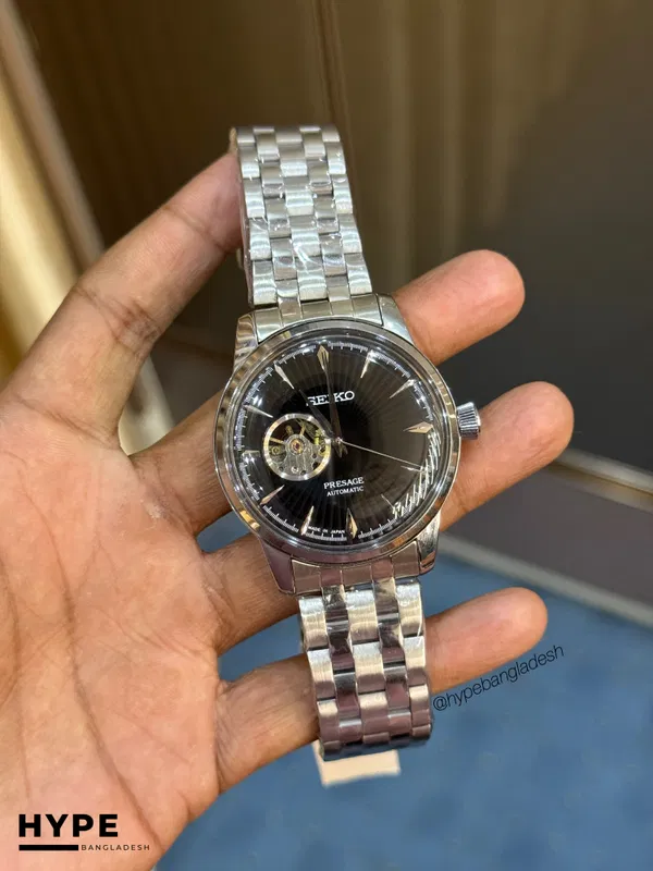 Seiko Presage Open Heart Automatic (Black)