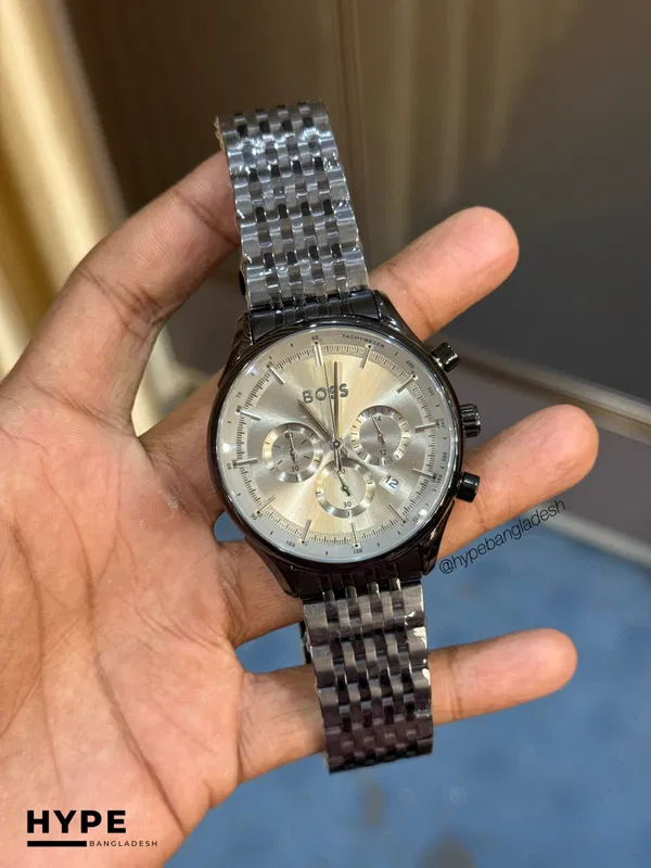 Hugo Boss Quartz Chronograph (Black-Grey)