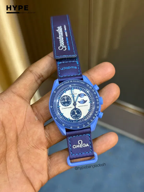 Omega Moonswatch Chronograph (Blue)