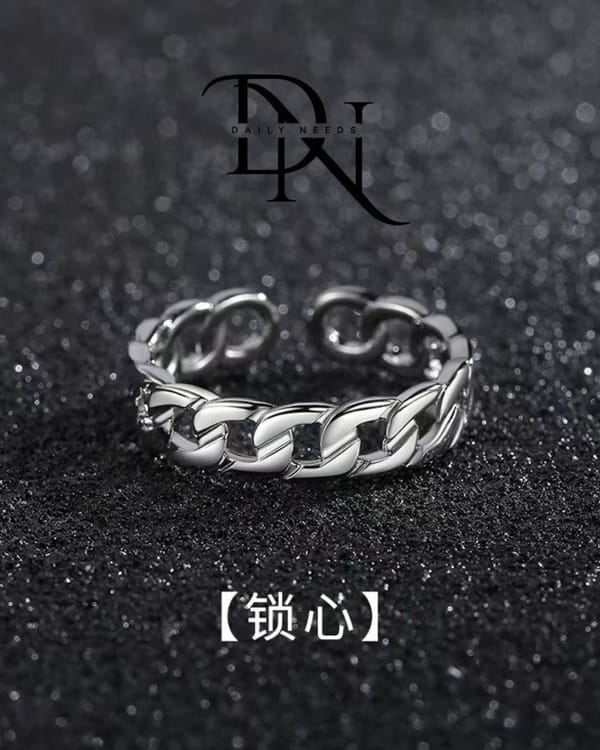 Lock core Mens Ring