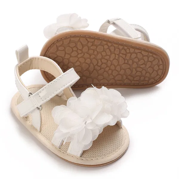 Baby Girls Anti-Slip Sole Flower Sandals (6 to 18 Months)