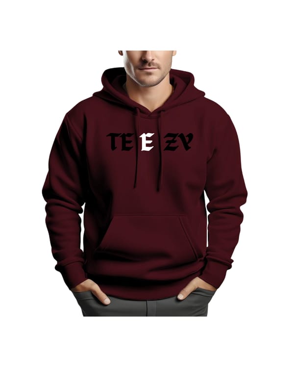 TeeZy Signature Maroon Hoodie