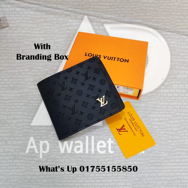 Louise Vuitton Embossed Short Wallet