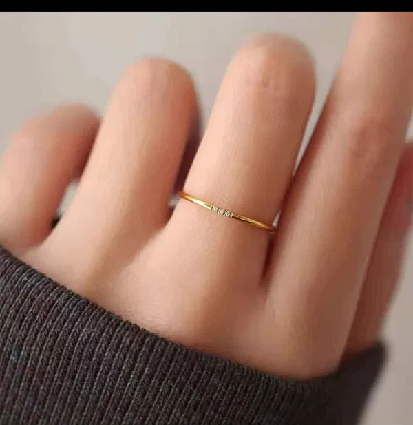 Minimalist ring (BEST SELLER)🔥 size -5