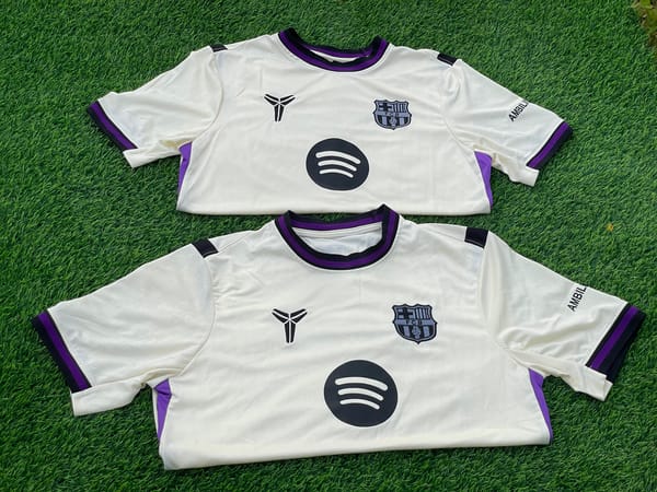 Barcelona 25/26 Away Kit Available now.❤️‍🩹