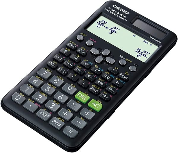 Casio Fx-991ES Plus-2 (2nd Edition) Calculator – 3 Years Warranty