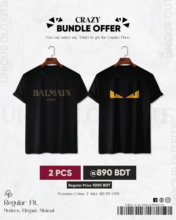 BR26 Luxury Brand Combo T-shirt