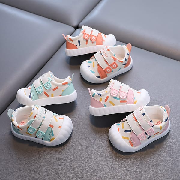 Baby Sprinkle Anti-Slip, Lightweight & Velcro Soft Sneakers (3 to 26 months)