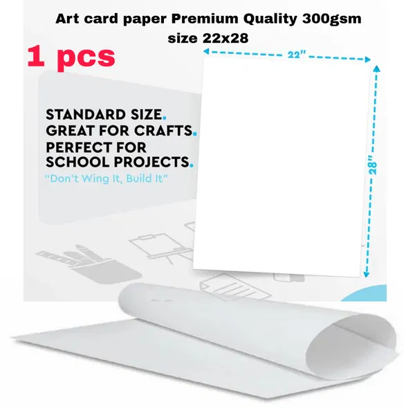 Art Card Paper Premium Quality 300gsm 1 pcs or 10 pcs