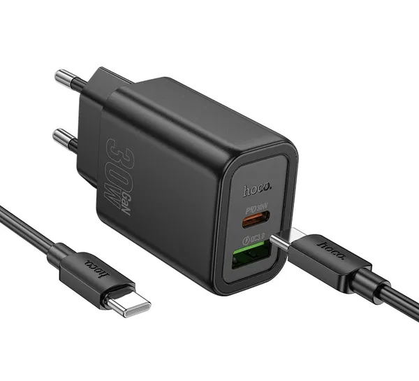 Hoco N63 PD 30W Fast Charger Set