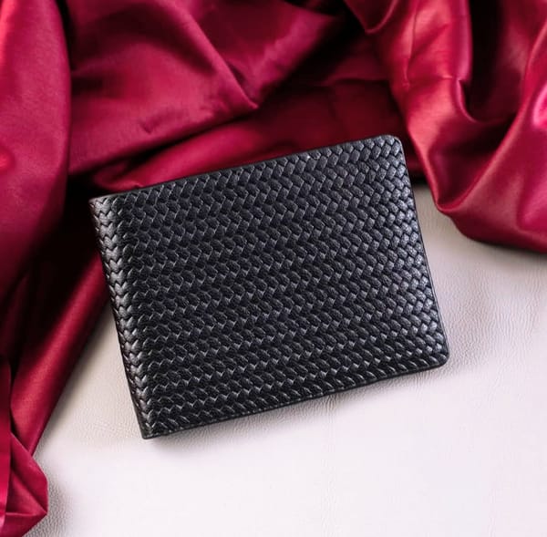 Braided Wallet Short - Black