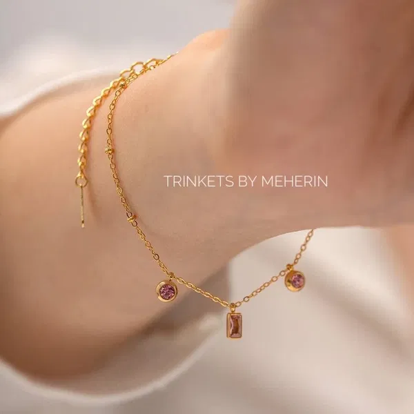 Pink diamond bracelet