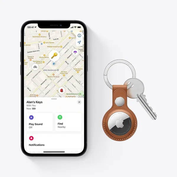 Apple AirTag – Bluetooth + UWB Precision Item Tracker