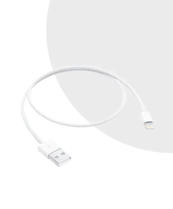 Apple Lightning Cable – USB‑C to Lightning & Lightning to USB (MFi Certified)