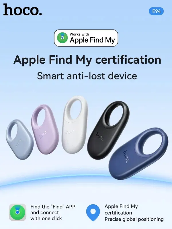 HOCO E94 Smart Mini Anti‑Lost Tag – Apple Find My & GPS Tracker