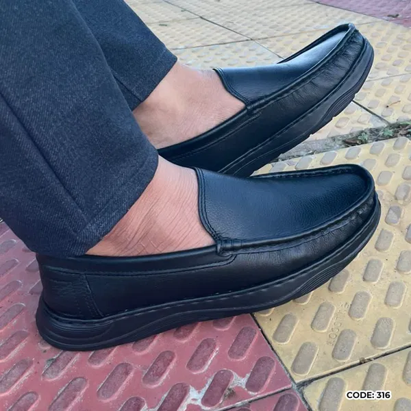Genuine COW Leather Light Weight Casual Shoes -316