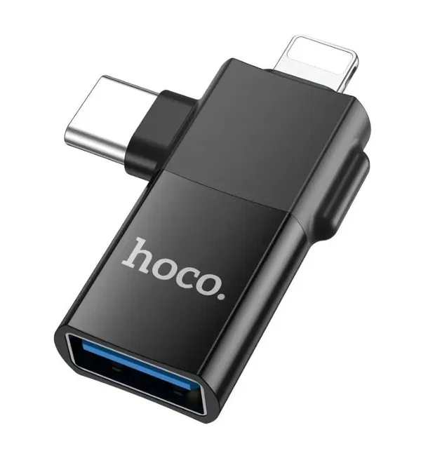 Hoco UA17 2-in-1 USB 2.0 Adapter