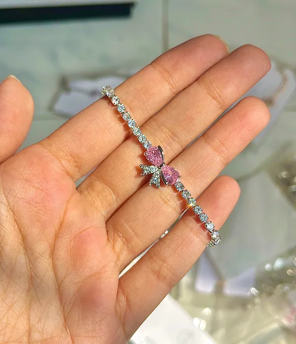 Zircon adjustable bracelet