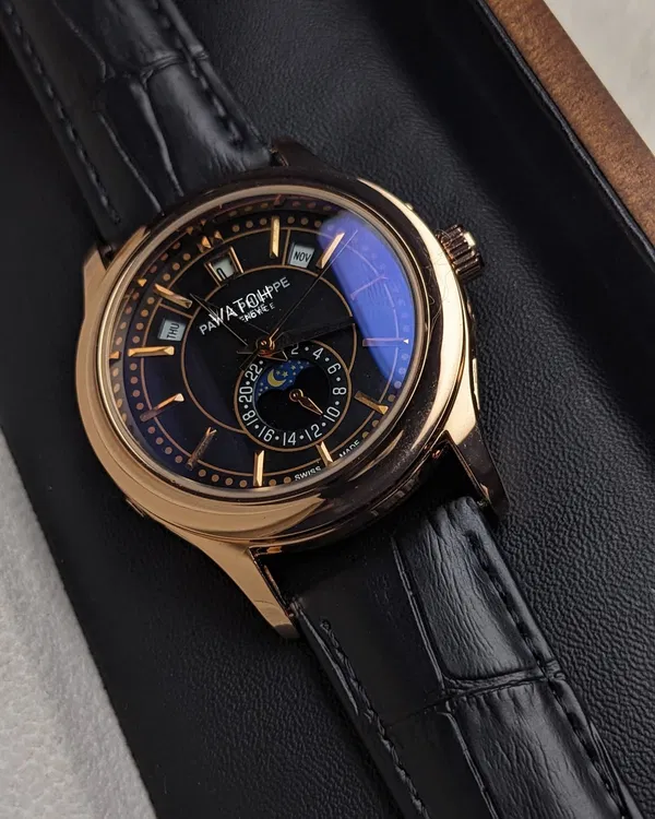Patek Phillippe Quartz Watch Black Face
