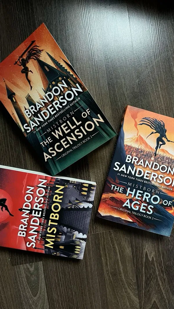 The Mistborn Trilogy by Brandon Sanderson