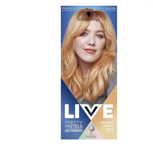 Schwarzkopf Live Hair Colour Pretty Pastels - Perfect Peach P122